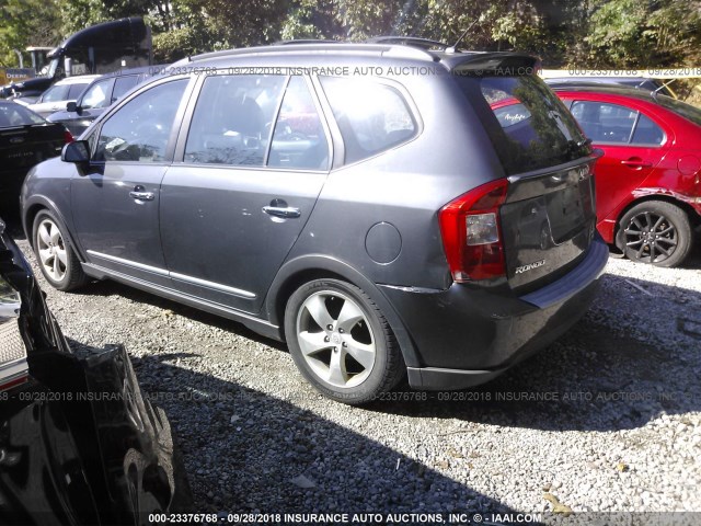 KNAFG525487220706 - 2008 KIA RONDO LX/EX GRAY photo 3