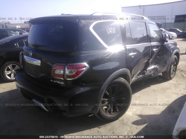 JN8AY2NC6JX501810 - 2018 NISSAN ARMADA SV/SL/PLATINUM BLACK photo 4