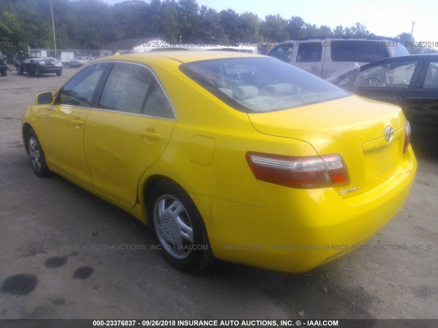 4T1BE46K69U299666 - 2009 TOYOTA CAMRY SE/LE/XLE 黄色 照片 3