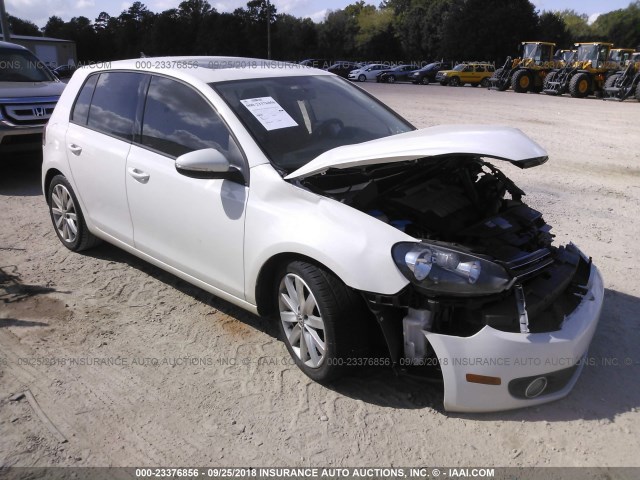 WVWNM7AJ9CW058314 - 2012 VOLKSWAGEN GOLF WHITE photo 1