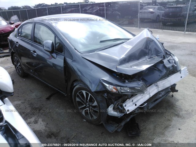 2HGFB2F99DH515698 - 2013 HONDA CIVIC EXL 银色 照片 1