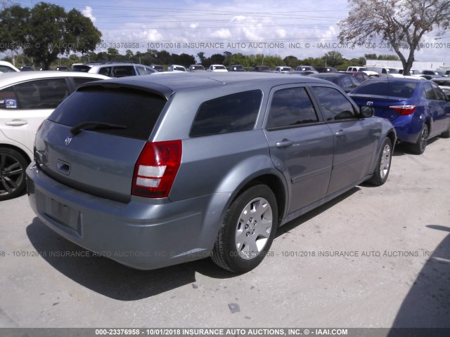 2D4FV47TX6H444612 - 2006 DODGE MAGNUM SE GRAY photo 4