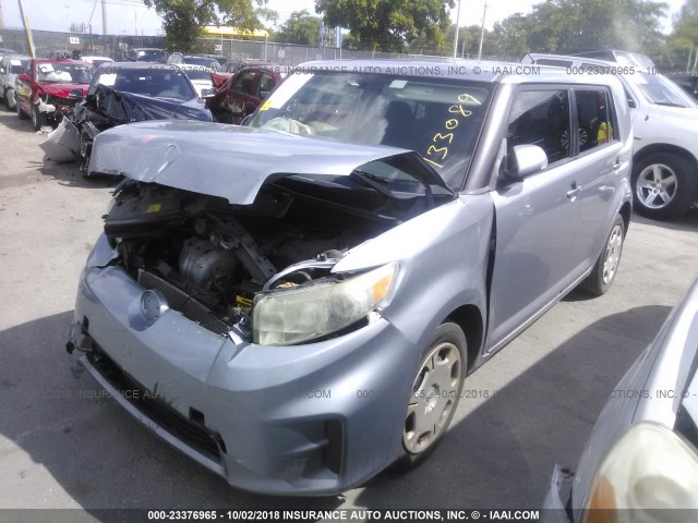 JTLZE4FE8B1133089 - 2011 TOYOTA SCION XB Сұр фото 2