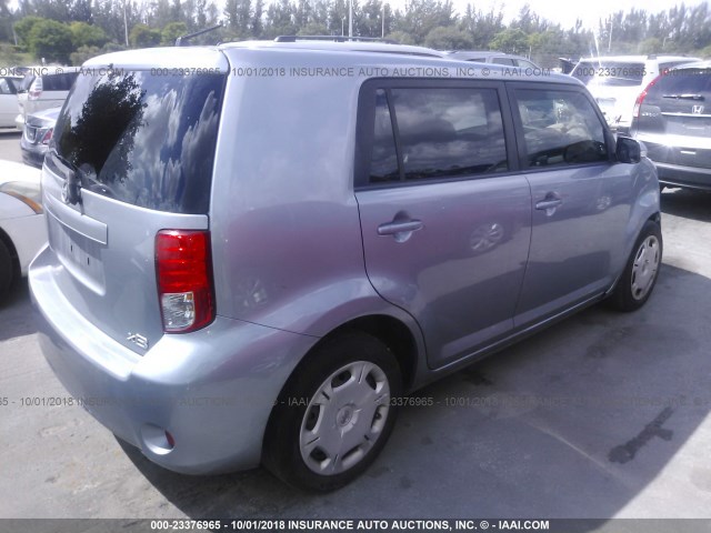 JTLZE4FE8B1133089 - 2011 TOYOTA SCION XB Сұр фото 4