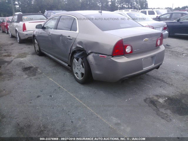 1G1ZJ57748F262111 - 2008 CHEVROLET MALIBU 2LT GOLD photo 3