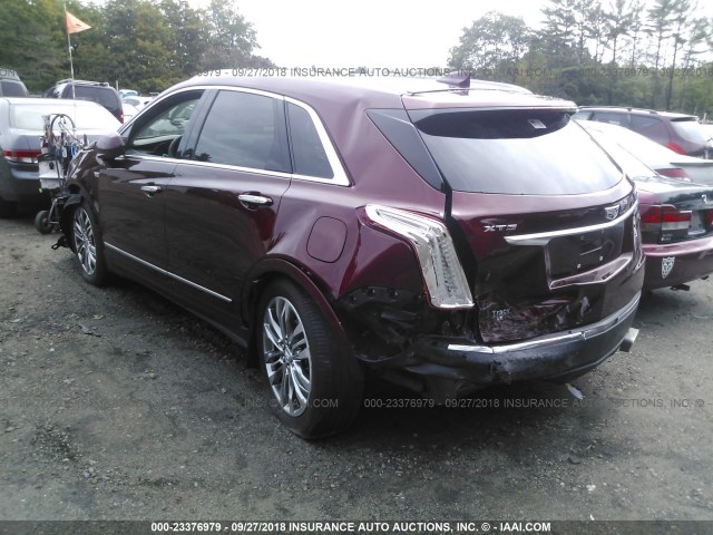 1GYKNERS9HZ100790 - 2017 CADILLAC XT5 PREMIUM LUXURY RED photo 3