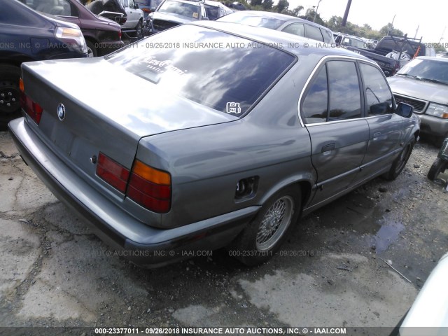 WBAHD6329SGK46902 - 1995 BMW 525 I AUTOMATIC GRAY photo 4