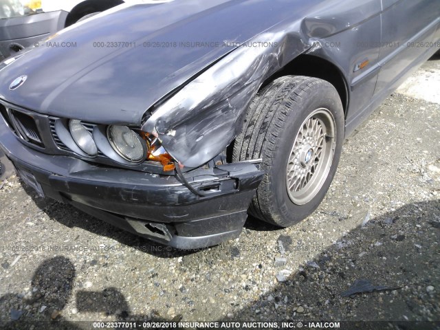 WBAHD6329SGK46902 - 1995 BMW 525 I AUTOMATIC GRAY photo 6