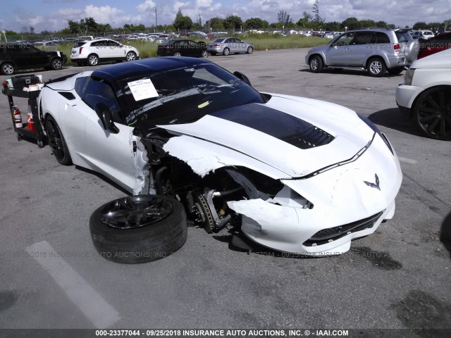 1G1YB2D7XF5121364 - 2015 CHEVROLET CORVETTE STINGRAY/1LT WHITE photo 1