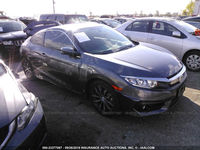2HGFC3B73JH352663 - 2018 HONDA CIVIC EXL GRAY photo 1