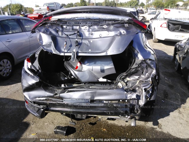 2HGFC3B73JH352663 - 2018 HONDA CIVIC EXL GRAY photo 6