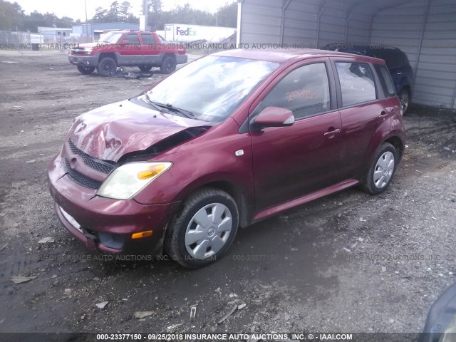 JTKKT624565003578 - 2006 TOYOTA SCION XA მუქწითელი ფოტო 2