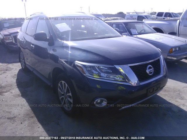 5N1AR2MN5GC601517 - 2016 NISSAN PATHFINDER S/SV/SL/PLATINUM GRAY photo 1