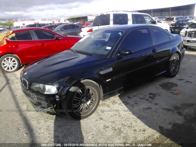 WBSBL93432JR13893 - 2002 BMW M3 BLACK photo 2