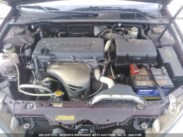 4T1BE32K75U098580 - 2005 TOYOTA CAMRY LE/XLE/SE Қызыл фото 10