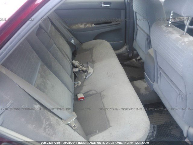 4T1BE32K75U098580 - 2005 TOYOTA CAMRY LE/XLE/SE Қызыл фото 8