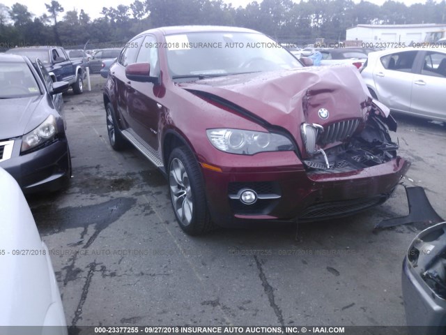 5UXFG8C5XCL590351 - 2012 BMW X6 XDRIVE50I RED photo 1