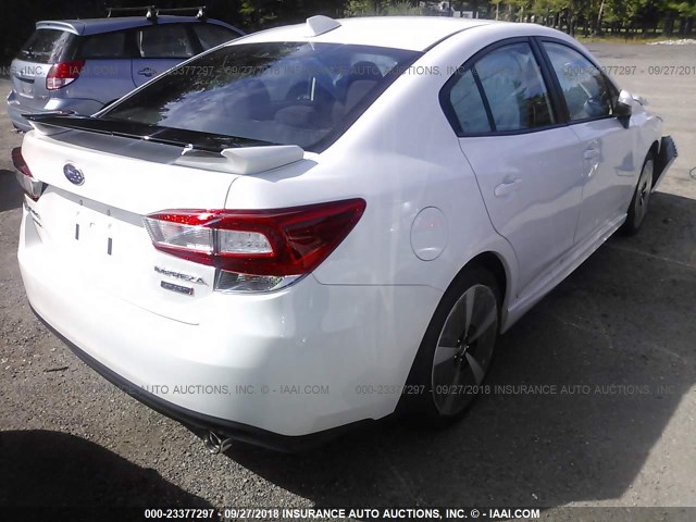 4S3GKAJ63K3603544 - 2019 SUBARU IMPREZA SPORT WHITE photo 4