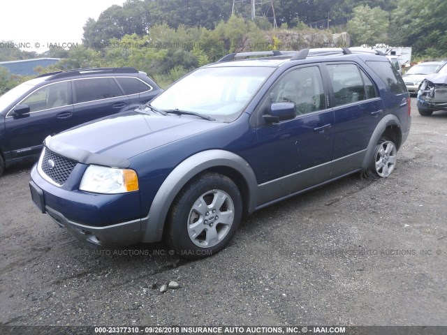 1FMZK05106GA28539 - 2006 FORD FREESTYLE SEL BLUE photo 2