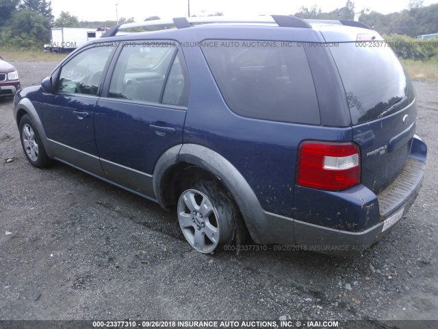 1FMZK05106GA28539 - 2006 FORD FREESTYLE SEL BLUE photo 3