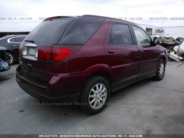 3G5DB03L96S517517 - 2006 BUICK RENDEZVOUS CX/CXL RED photo 4