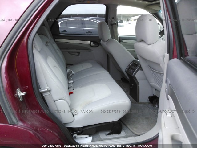 3G5DB03L96S517517 - 2006 BUICK RENDEZVOUS CX/CXL RED photo 8