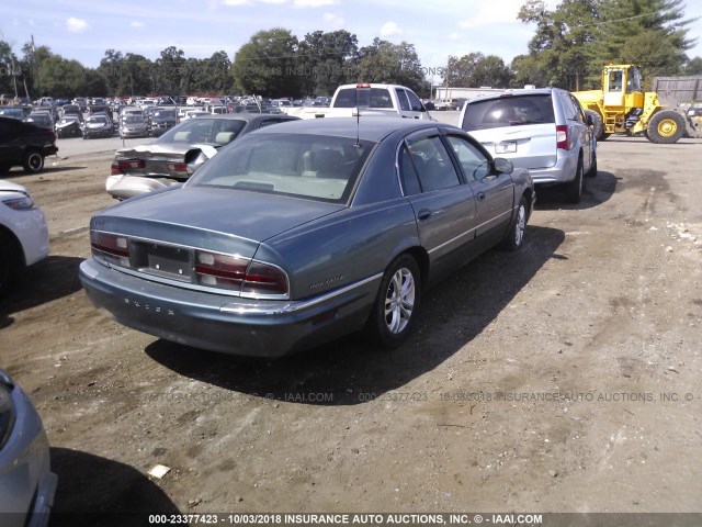 1G4CW54K214135913 - 2001 BUICK PARK AVENUE  BLUE photo 4