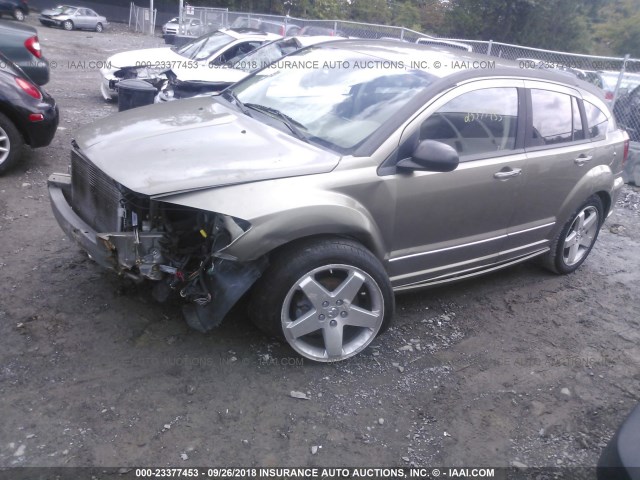 1B3HB78KX7D271860 - 2007 DODGE CALIBER R/T GOLD photo 2