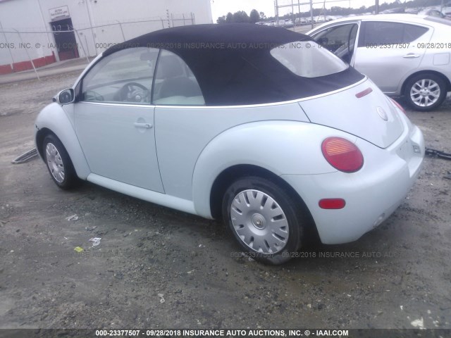 3VWBM31Y45M367486 - 2005 VOLKSWAGEN NEW BEETLE GL 浅蓝色 照片 3