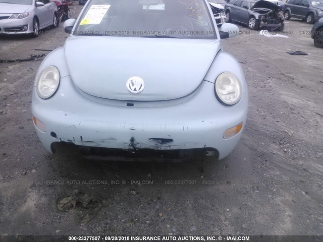 3VWBM31Y45M367486 - 2005 VOLKSWAGEN NEW BEETLE GL 浅蓝色 照片 6