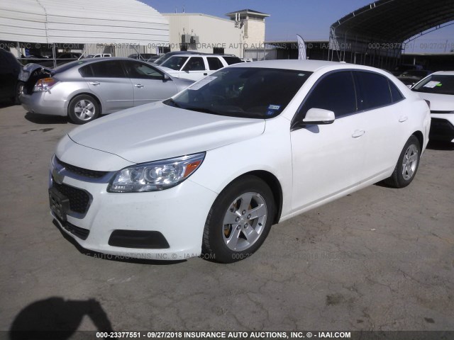 1G11C5SA6GF122201 - 2016 CHEVROLET MALIBU LIMITED LT WHITE photo 2