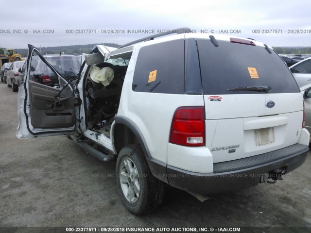 1FMZU63W63ZB46302 - 2003 FORD EXPLORER XLT/XLT SPORT/NBX 白色 照片 3