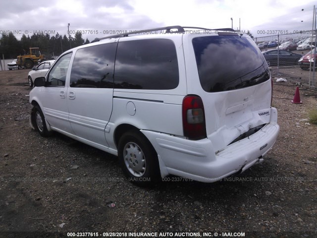 1GHDX03E1YD253640 - 2000 OLDSMOBILE SILHOUETTE WHITE photo 3