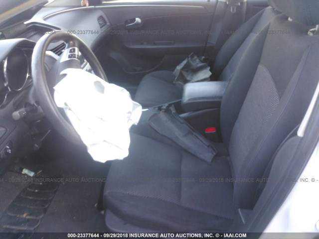 1G1ZH57B39F127395 - 2009 CHEVROLET MALIBU 1LT WHITE photo 5