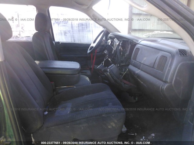 3D7KU28D93G814296 - 2003 DODGE RAM 2500 ST/SLT 绿色 照片 5