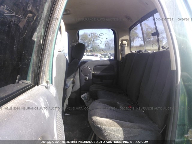 3D7KU28D93G814296 - 2003 DODGE RAM 2500 ST/SLT 绿色 照片 8