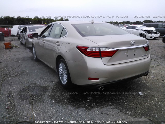 JTHBK1GG8E2112762 - 2014 LEXUS ES 350 GOLD photo 3