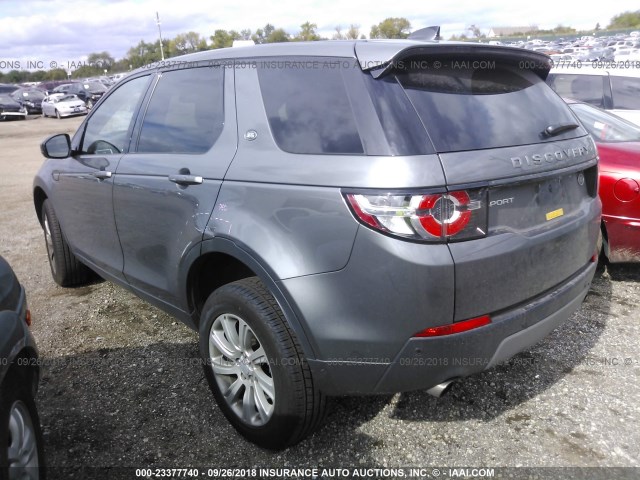 SALCP2BG3HH668069 - 2017 LAND ROVER DISCOVERY SPORT SE SILVER photo 3