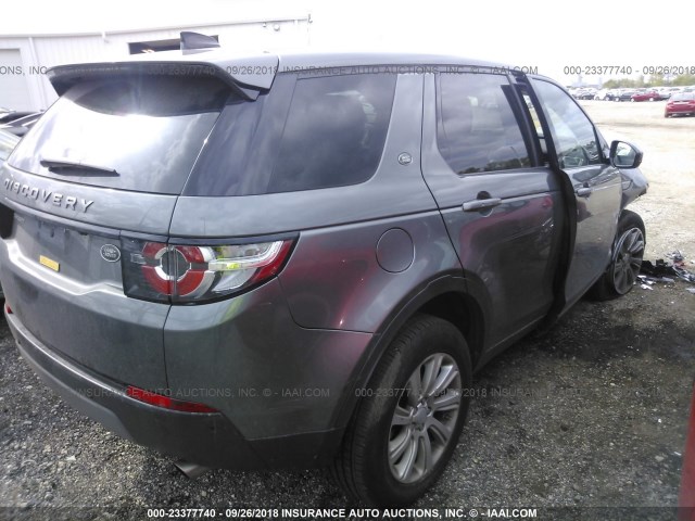 SALCP2BG3HH668069 - 2017 LAND ROVER DISCOVERY SPORT SE SILVER photo 4