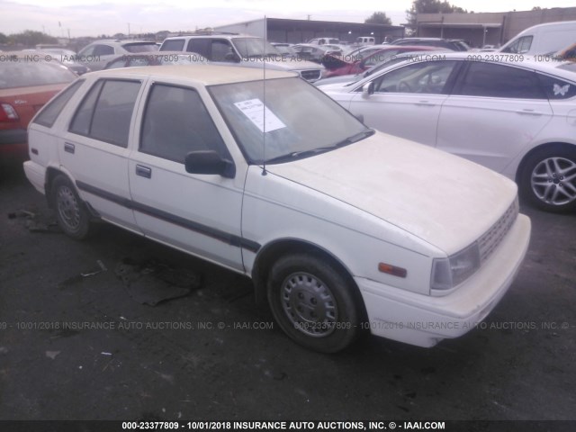 KMHLA32J0HU188648 - 1987 HYUNDAI EXCEL GLS WHITE photo 1