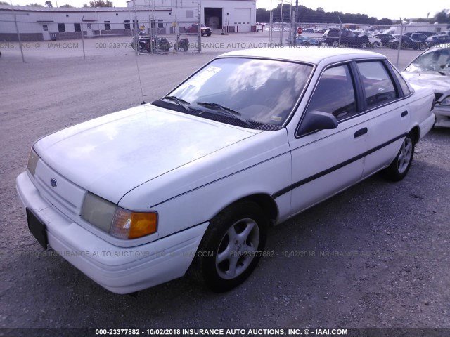 1FAPP36X4RK124506 - 1994 FORD TEMPO GL WHITE photo 2