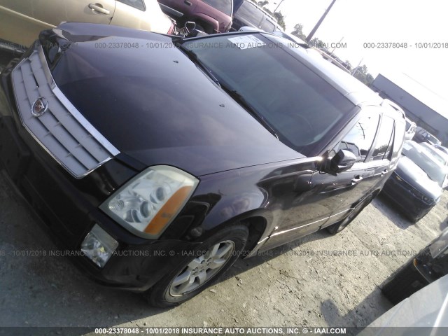 1GYEE637980136278 - 2008 CADILLAC SRX PURPLE photo 2