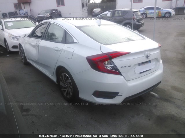2HGFC2F77JH543264 - 2018 HONDA CIVIC EX Beyaz fotoğraf 3