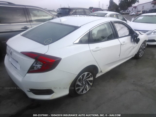2HGFC2F77JH543264 - 2018 HONDA CIVIC EX Beyaz fotoğraf 4
