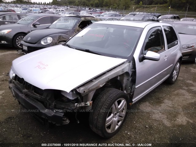 9BWDE61J134028812 - 2003 VOLKSWAGEN GTI SILVER photo 2