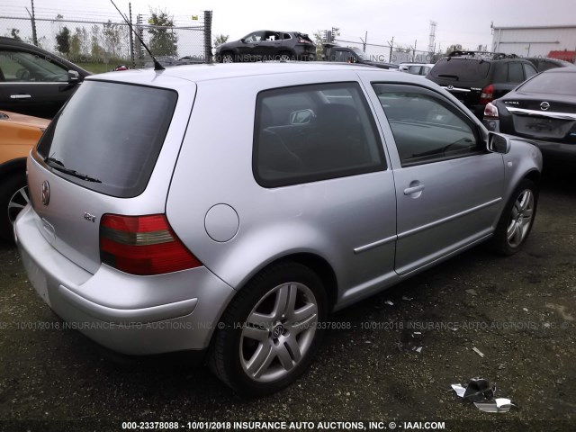 9BWDE61J134028812 - 2003 VOLKSWAGEN GTI SILVER photo 4