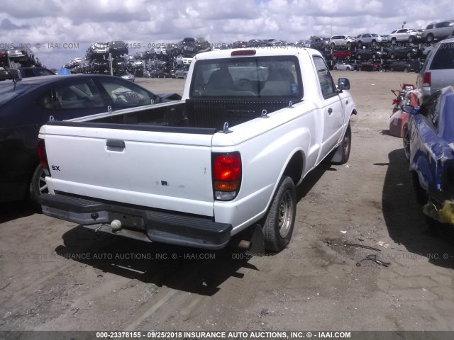 4F4YR12C5XTM33853 - 1999 MAZDA B2500 WHITE photo 4