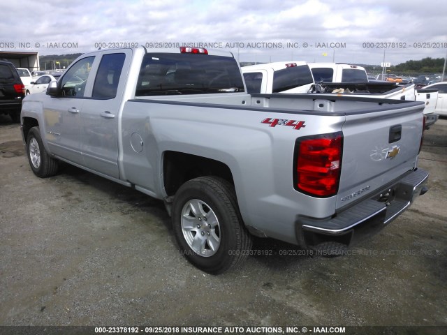 1GCVKREC8JZ338038 - 2018 CHEVROLET SILVERADO K1500 LT SILVER photo 3