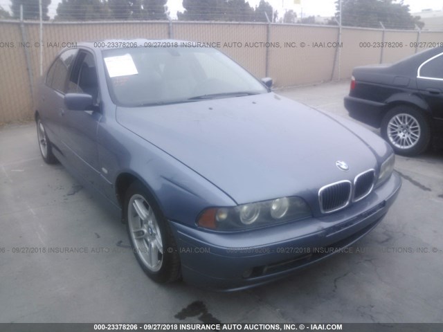 WBADN63492GN86094 - 2002 BMW 540 I AUTOMATIC BLUE photo 1