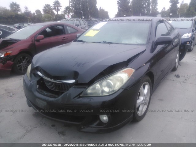 4T1CE38P36U593965 - 2006 TOYOTA CAMRY SOLARA SE/SLE შავი ფოტო 2